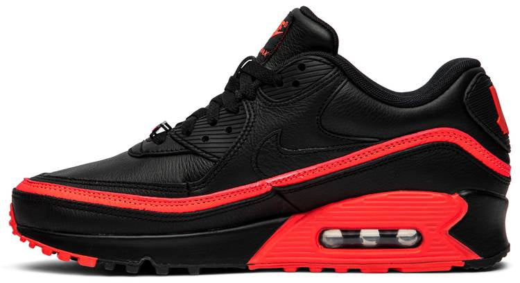 Undefeated x Air Max 90 'Black Solar Red' CJ7197-003
